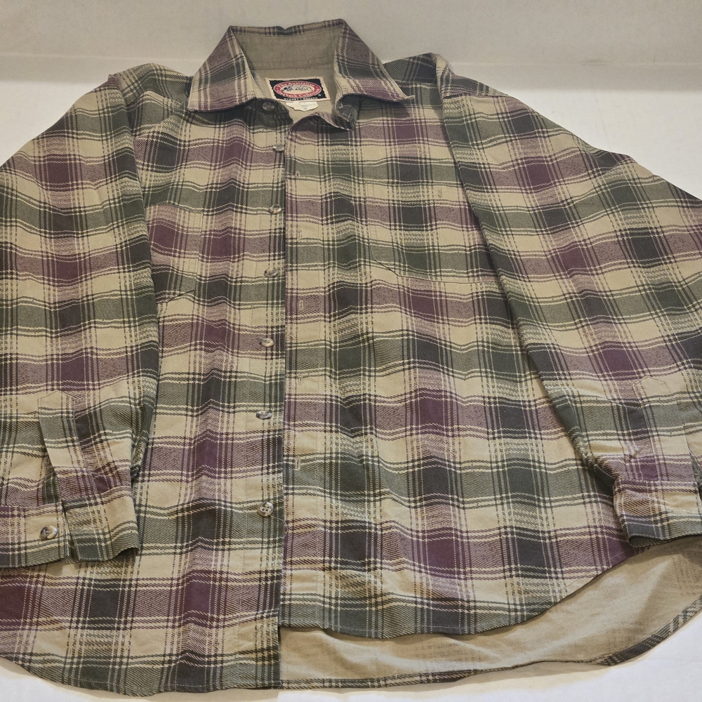 VTG Australian Outback Collection Shirt Men Small Plaid  Western